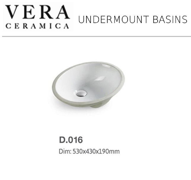 VERA D016 UNDERMOUNT BASIN